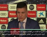 كرة قدم:الدوري الإسباني: أنا أسعد لاعب كرة قدم في العالم – لوكا يوفيتش خلال تقديمه في ريال مدريد