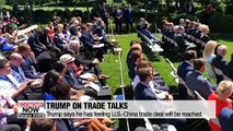 Trump says he has feeling U.S.-China trade deal will be reached