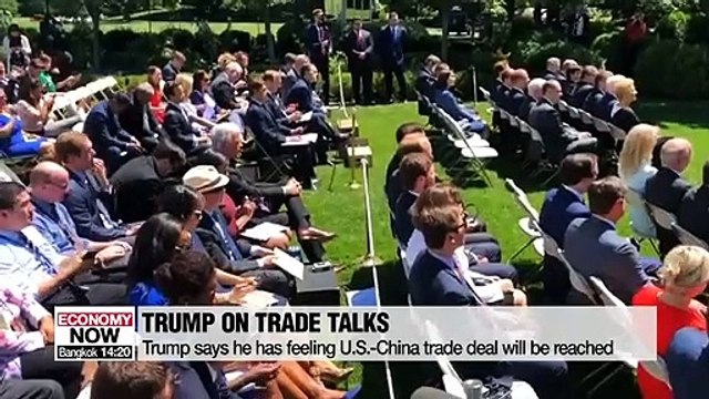 Trump says he has feeling U.S.-China trade deal will be reached