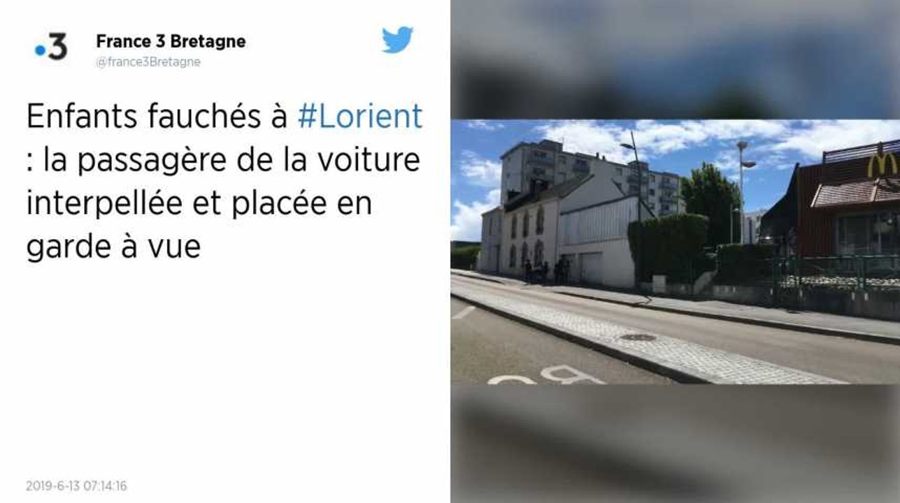 Enfants fauchés à Lorient. La passagère du chauffard interpellée dans le Morbihan