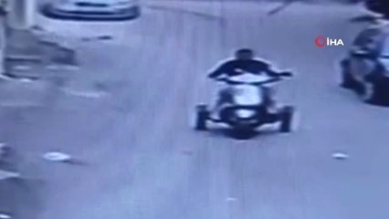 Vicdansız hırsız, engellinin motosikletini çaldı