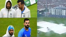 World Cup 2019: IND vs NZ | மழையால் தடைபட்ட பயிற்சி.. இறுதிநேர பரபரப்பில் இந்தியா- வீடியோ