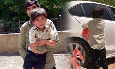 Ablasının evlenmesini istemedi, gelin arabasını taş yağmuruna tuttu