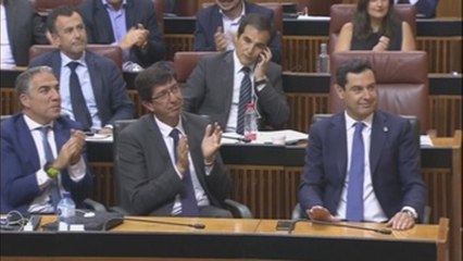 Vox levanta su veto al presupuesto y da estabilidad al Gobierno andaluz