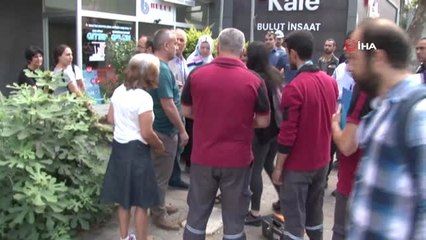 Ataşehir'de riskli binanın boşaltılması sırasında olay