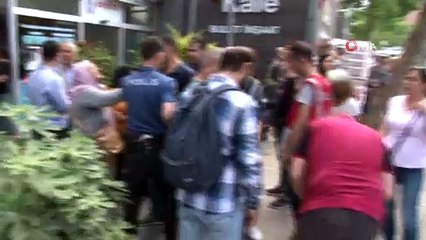 Ataşehir'de riskli binanın boşaltılması sırasında olay