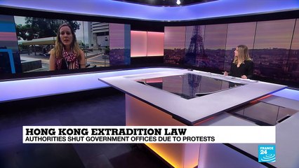 Security remains tight after violent protests in Hong Kong