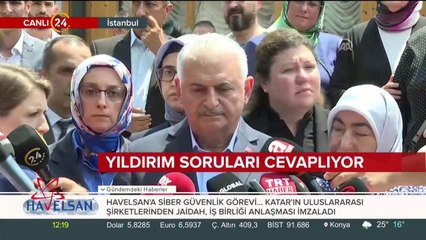 Binali Yıldırım konuşuyor