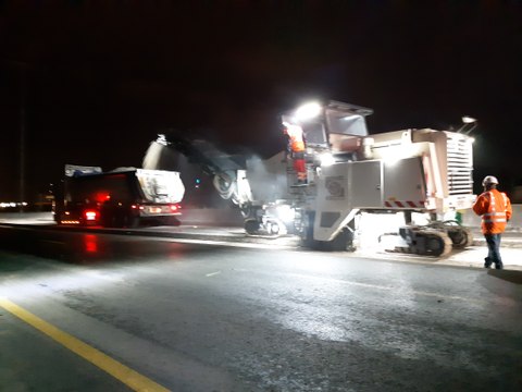 Travaux de nuit sur l'autoroute A10 entre Virsac et la rocade de Bordeaux