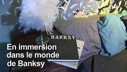 Les fresques de Banksy reconstituées dans une exposition à Paris
