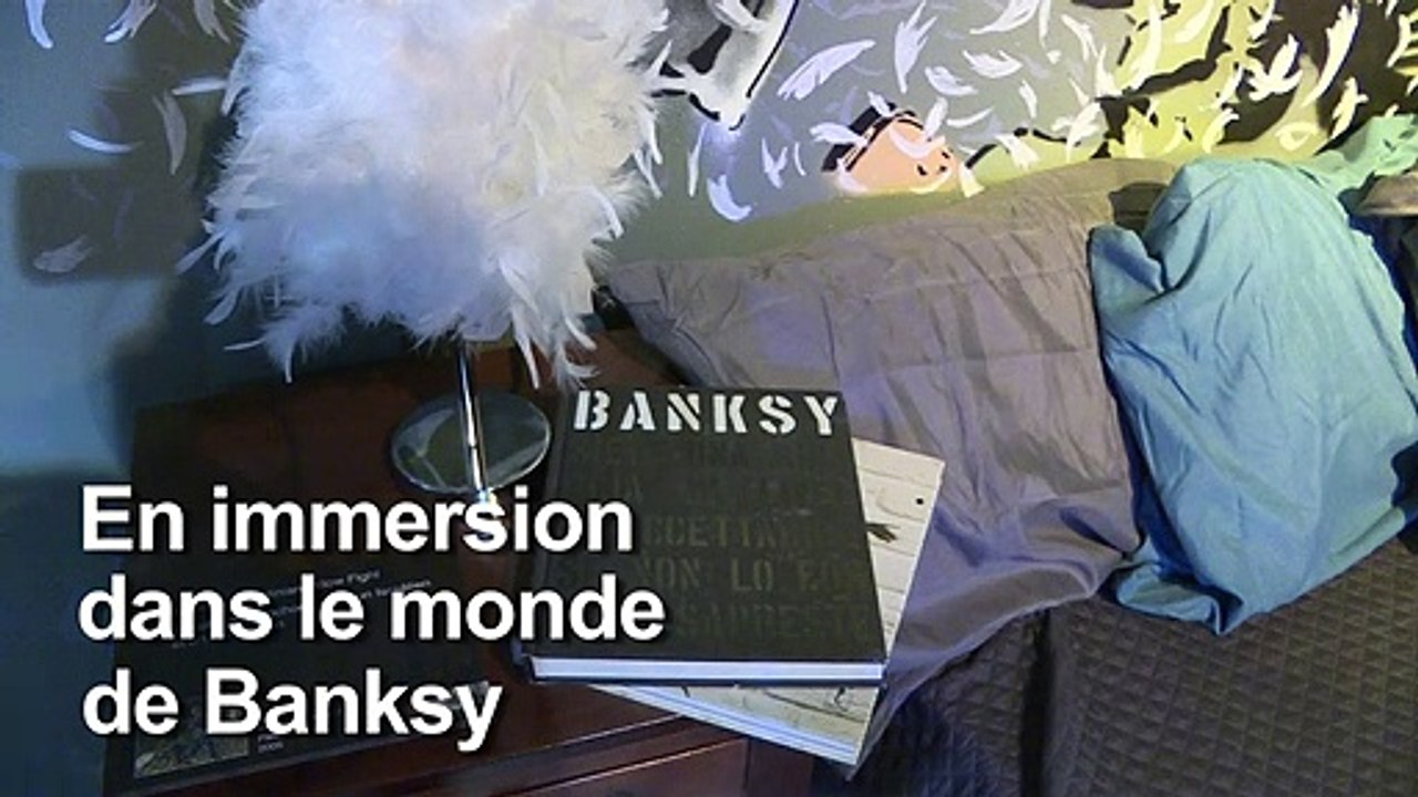 Les fresques de Banksy reconstituées dans une exposition à Paris