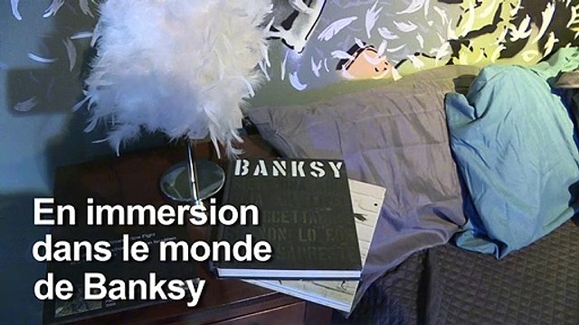 Les fresques de Banksy reconstituées dans une exposition à Paris