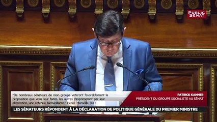 Patrick Kanner : « Vous êtes remontés sur votre nuage de certitudes »