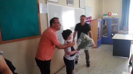 Lösemiyi yenen Emre, Tavşanlı'ya teşekkür etti