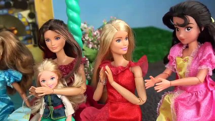Disney Coco Miguel Surprises Barbie & Princess Elena in The Avalor Castle.