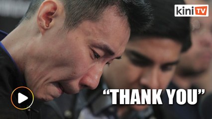 Lee Chong Wei's emotional farewell speech after announcing retirement