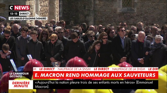 Emmanuel Macron : «Aujourd'hui la nation pleure trois de ses enfants, morts en héros»