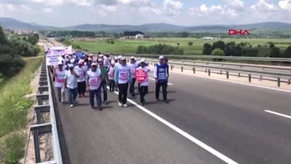 BOLU 'Emek ve Adalet Yürüyüşü' üçüncü gününde