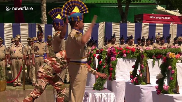 Funeral for Indian soldiers killed in rebel ambush in Kashmir