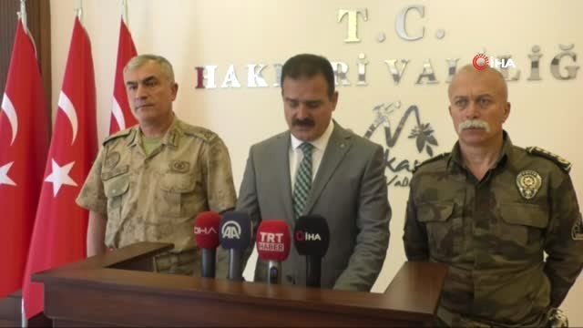 Hakkari Valisi İdris Akbıyık terör operasyonuyla ilgili açıklamalarda bulundu