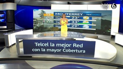 El pronóstico del tiempo con Pamela Longoria jueves 13 junio 2019. @pamelaalongoria #Mexico