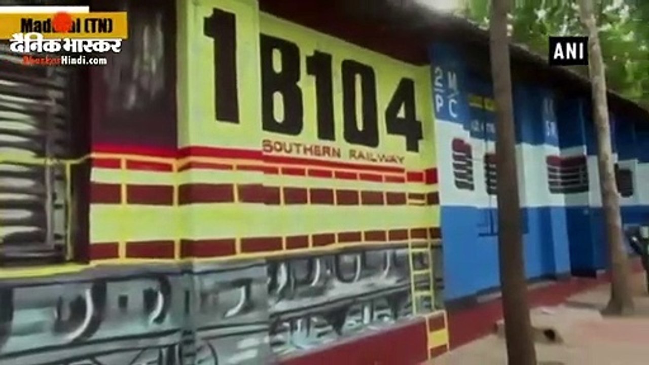 मदुरई स्कूल में क्लास रुम का किया मेकओवर !