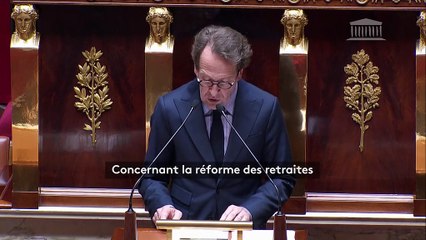 La réforme des retraites sera l'"illusion" : le lapsus de Gilles Le Gendre à l'Assemblée nationale