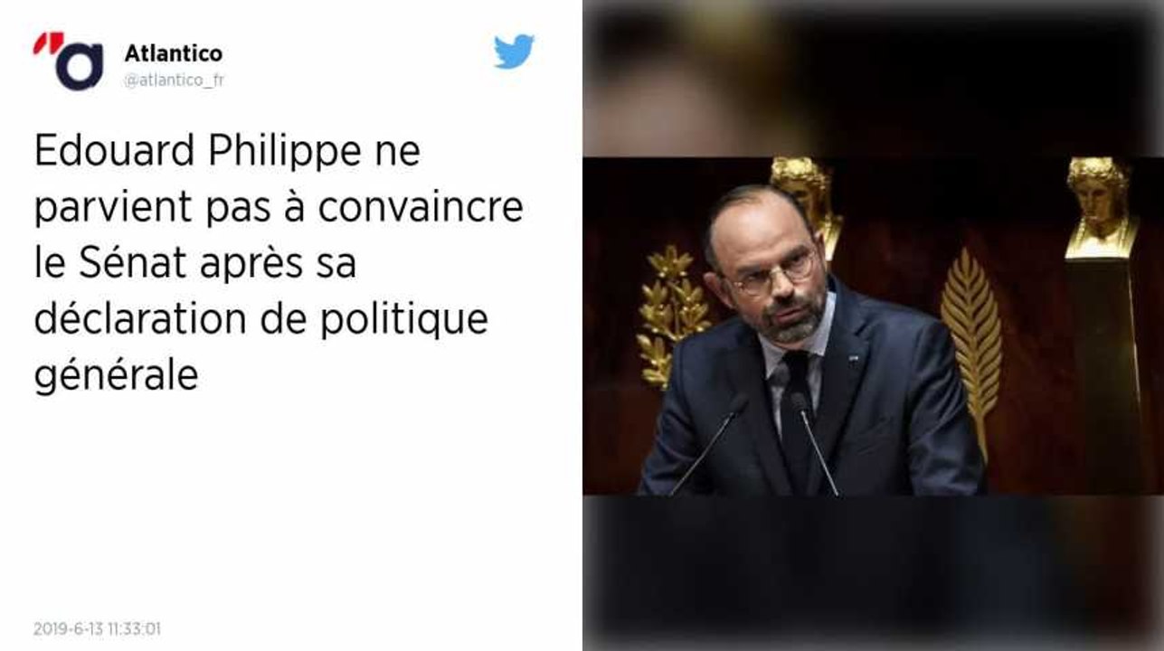 Les sénateurs s’abstiennent majoritairement sur la déclaration de politique générale d’Édouard Philippe