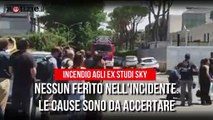 Roma, incendio agli ex studi Sky su Via Salaria | Notizie.it