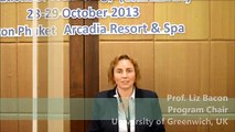 Prof. Liz Bacon at CSEIT Conference 2013 by GSTF