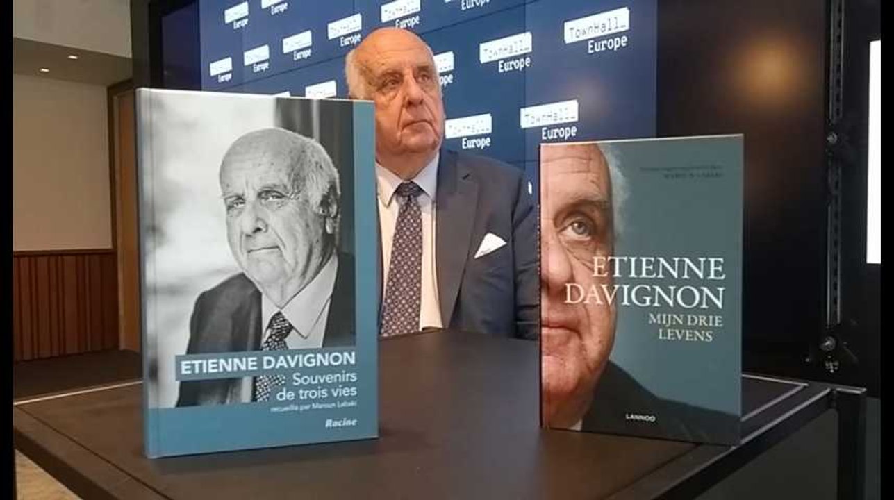 Etienne Davignon publie son 1er livre à 86 ans: "Souvenirs de trois vies"