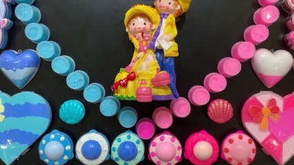 Special Series BLUE and PINK || Mixing Random Things Into HOMEMADE Slime || Most Satisfying Slime