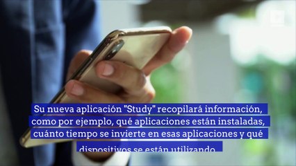 Facebook crea la aplicación 'Study' para rastrear los datos de los usuarios