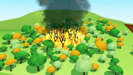 La Super Patrouille, camion pompier et voiture de police, et le Feu de Forêt à Car City