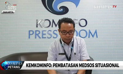 Kominfo: Pembatasan Media Sosial Situasional