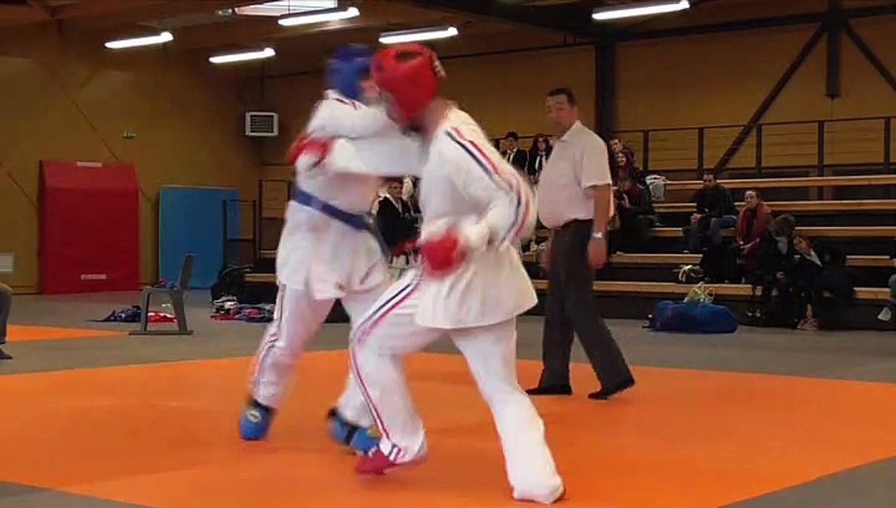 5 éme combat Karaté contact ; Open de Vendée de Karaté 2019