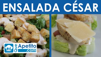 Receta de ensalada césar fácil y casera | QueApetito