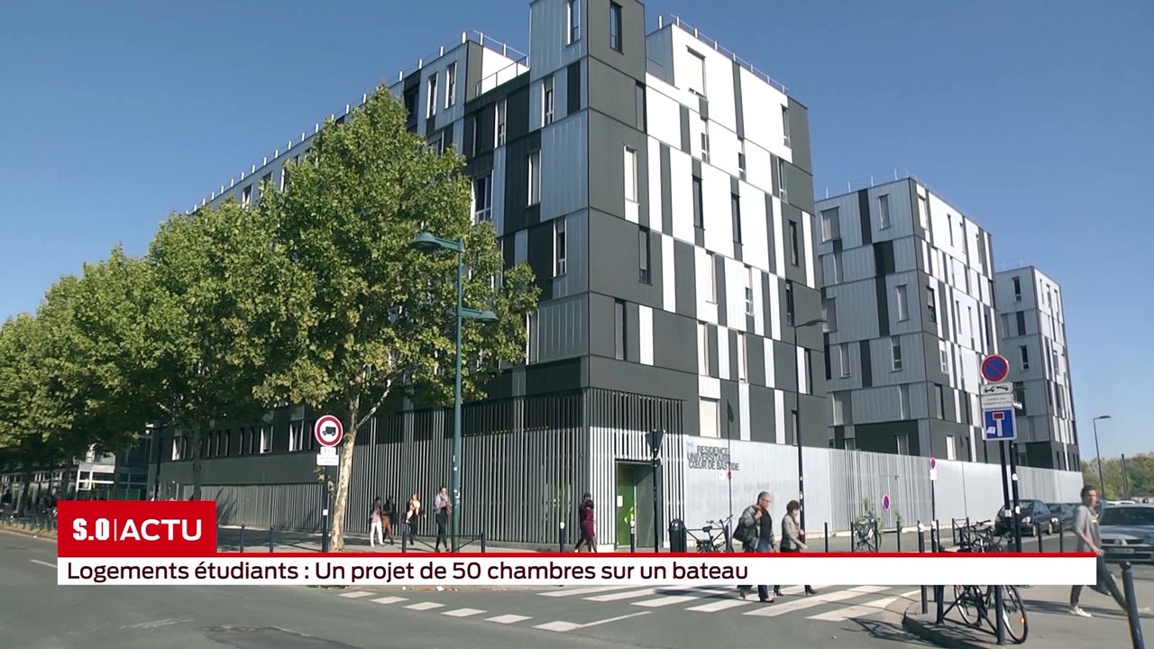 Logements étudiants : un projet de 50 chambres sur un bateau