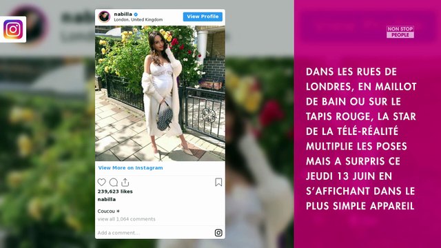 Nabilla enceinte : elle s’affiche nue sous sa douche avec son baby-bump