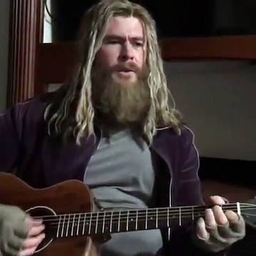 Chris Hemsworth sings Nine Inch Nails as FAT THOR from AVENGERS ENDGAME