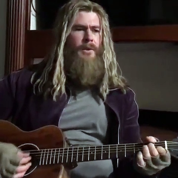 Chris Hemsworth sings Nine Inch Nails as FAT THOR from AVENGERS ENDGAME