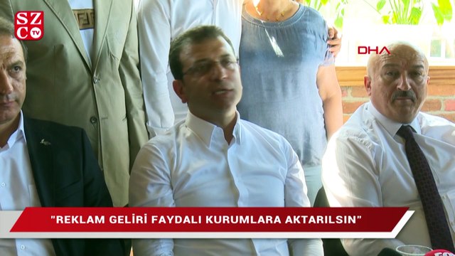 Ekrem İmamoğlu’ndan Yıldırım’a Ortak TV yayınından elde edilecek reklam geliri faydalı kurumlara aktarılsın