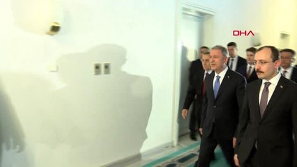 ANKARA HULUSİ AKAR'DAN CHP'YE ASKERLİK YASASI ZİYARETİ