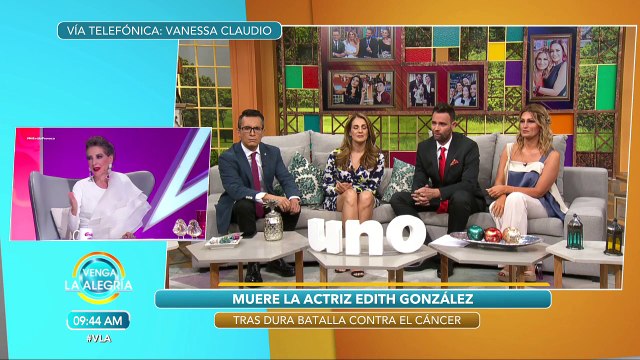 Vanessa Claudio compañera de Este es mi Estilo habla del fallecimiento de Edith Gonzalez. | Venga La Alegría