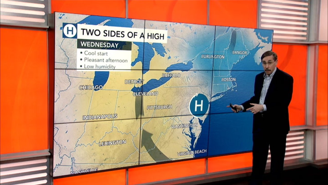 Storm heads up east coast