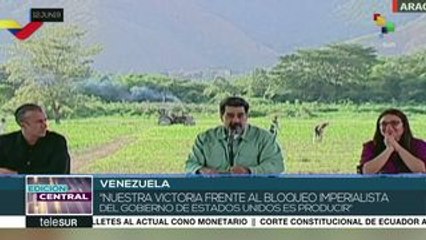 Pdte. Maduro: Nuestra victoria frente al bloqueo de EEUU es producir
