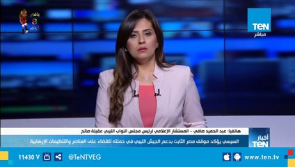 مستشار رئيس مجلس النواب الليبي: لقاء الرئيس السيسي مع المستشار عقيلة صالح له العديد من الإيجابيات