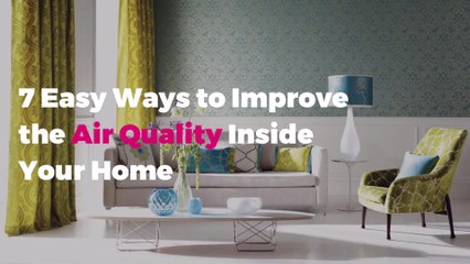7 Easy Ways to Improve the Air Quality Inside Your Home