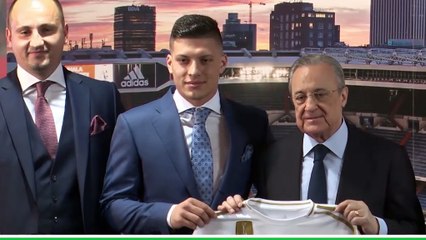 Luka Jovic mutlu, Florentino Perez umutlu