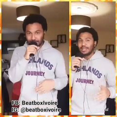 Ce jeune ivoirien a un talent inné pour le beatbox. Ecoutez !